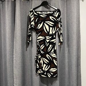 Cache print dress